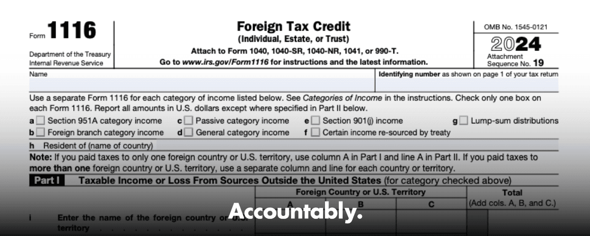 Form 1116