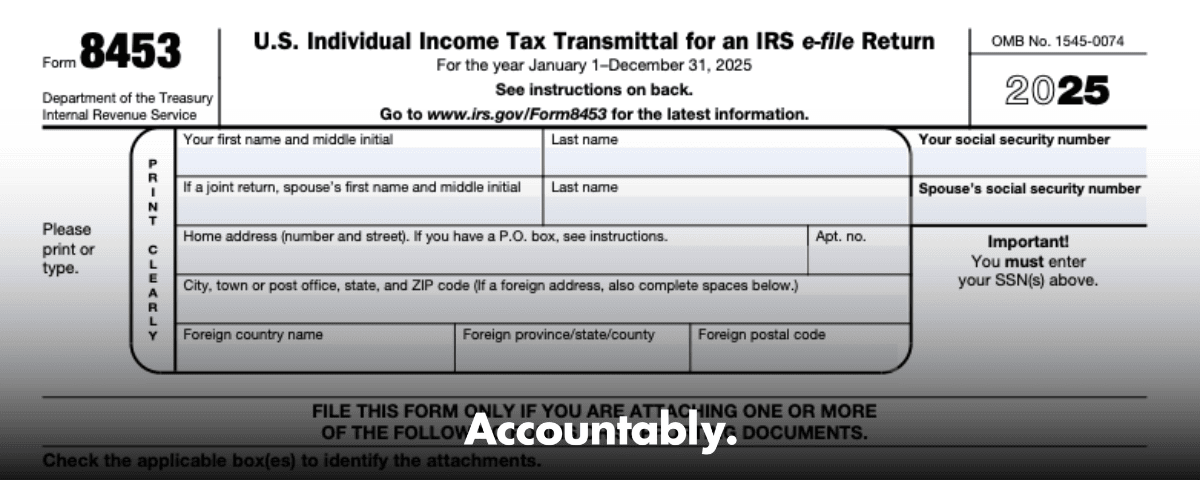 Form 8453