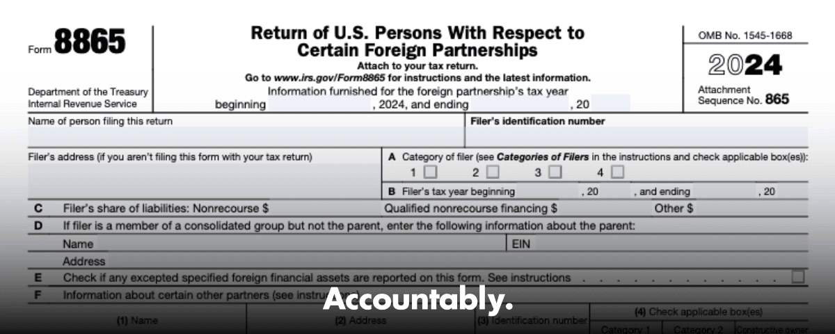 Form 8865