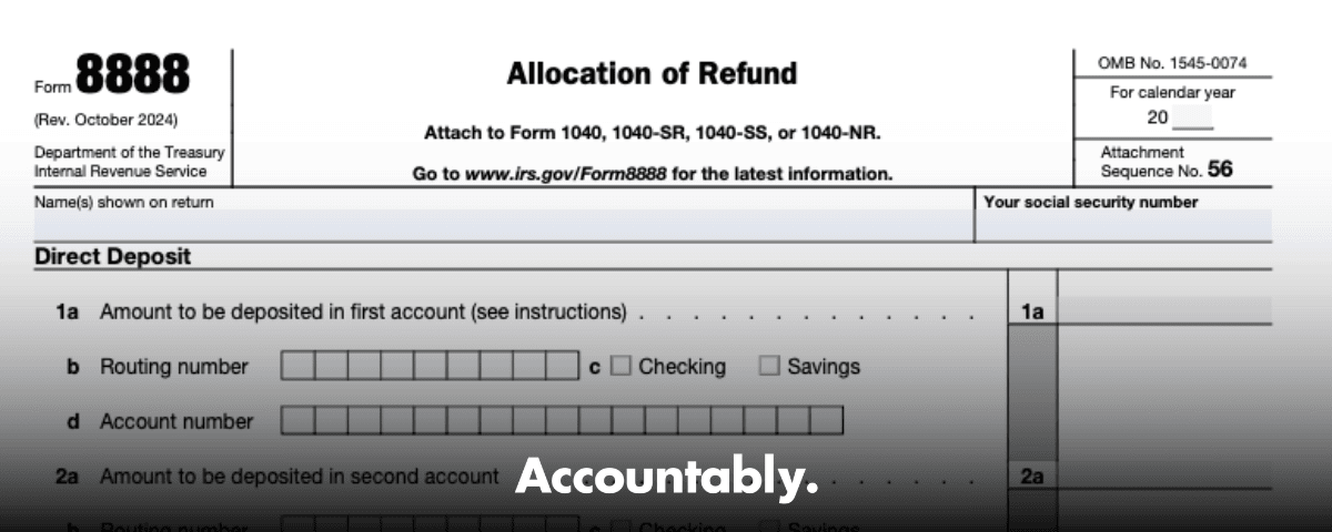 Form 8888