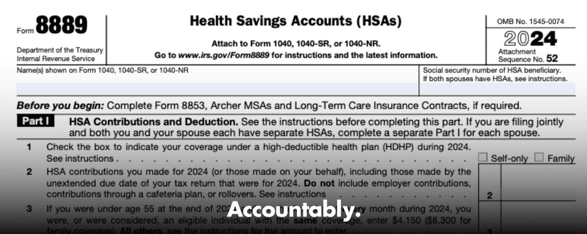 Form 8889