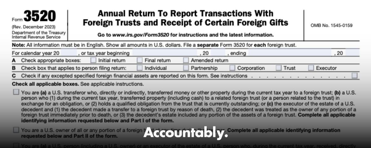 Form 3520