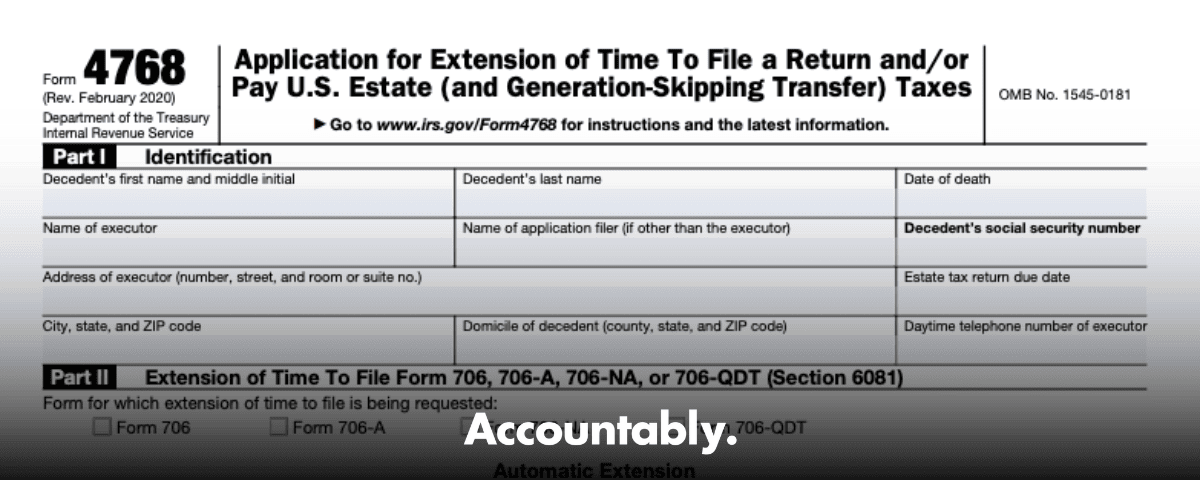 Form 4768
