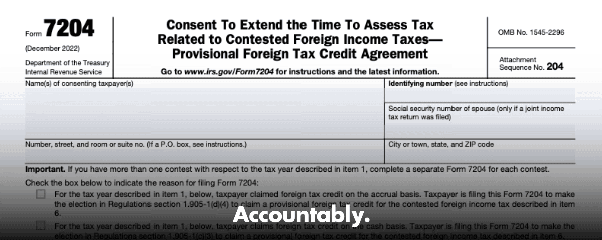 Form 7204