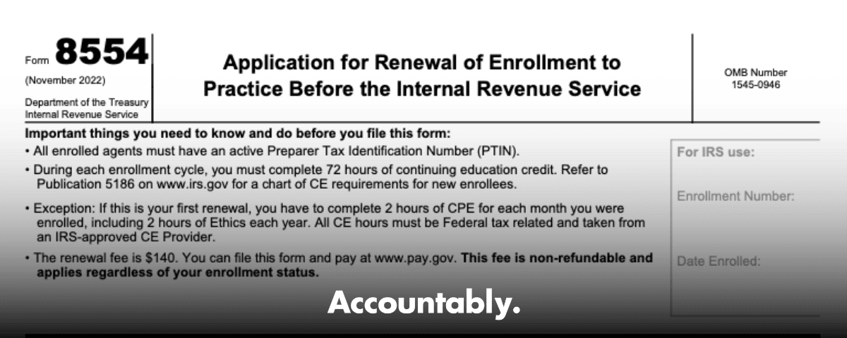 Form 8554
