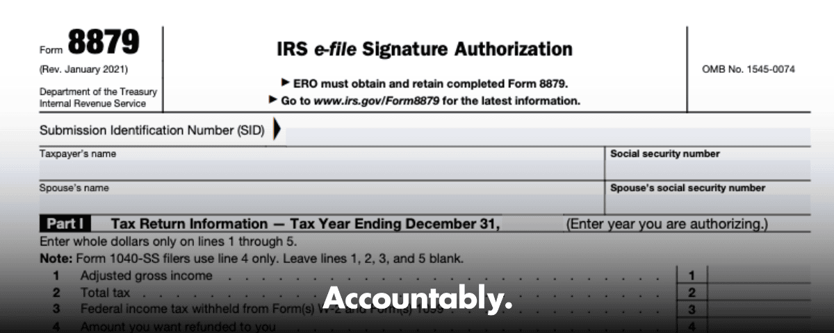 Form 8879