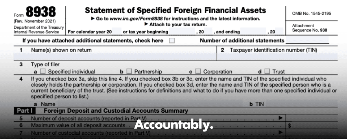Form 8938