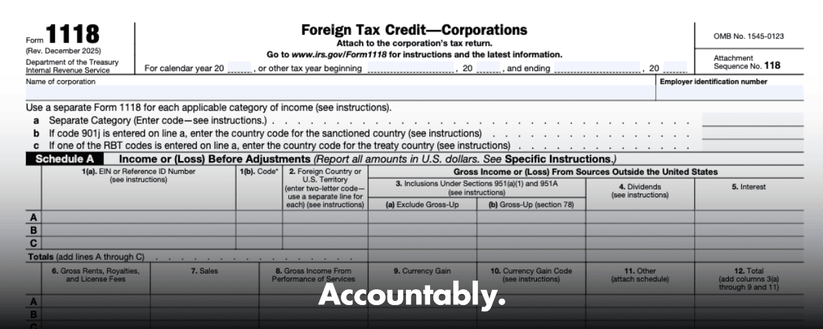 Form 1118