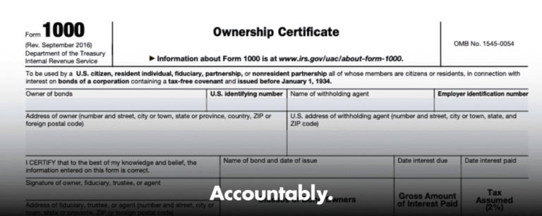 Form 1000